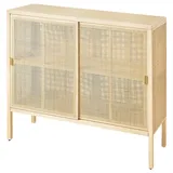 IKEA STOCKHOLM 2025 Schiebetürenschrank Rattan/Kiefer