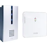 m-e FG-16 mit geräusch-aktivem Sender Empfänger mit optischer Klingelanzeige - Funk-Türgong