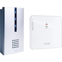 m-e FG-16 mit geräusch-aktivem Sender Empfänger mit optischer Klingelanzeige - Funk-Türgong