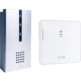 m-e FG-16 mit geräusch-aktivem Sender Empfänger mit optischer Klingelanzeige - Funk-Türgong