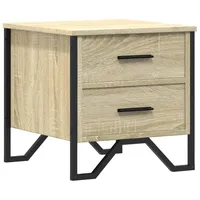 VidaXL Nachttisch Sonoma-Eiche 40x41x40 cm Holzwerkstoff