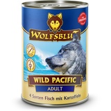 Wolfsblut | Wild Pacific - 4 Sorten Fisch mit Kartoffeln | Adult | x 395 g