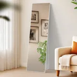 CLP Spiegel Benicia, Standspiegel und Wandspiegel in einem, Ganzkörperspiegel Metallrahmen in mehreren Größen und Farben