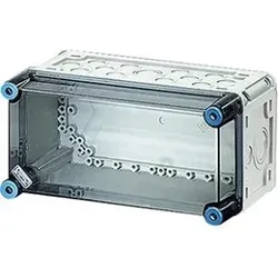 Hensel 2000000 Mi-Leergehäuse, Einbaumaße 275x125x146mm, transparenter Deckel Mi 0100