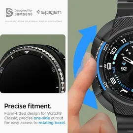 SPIGEN Liquid Air Hülle Smartwatch, Schwarz