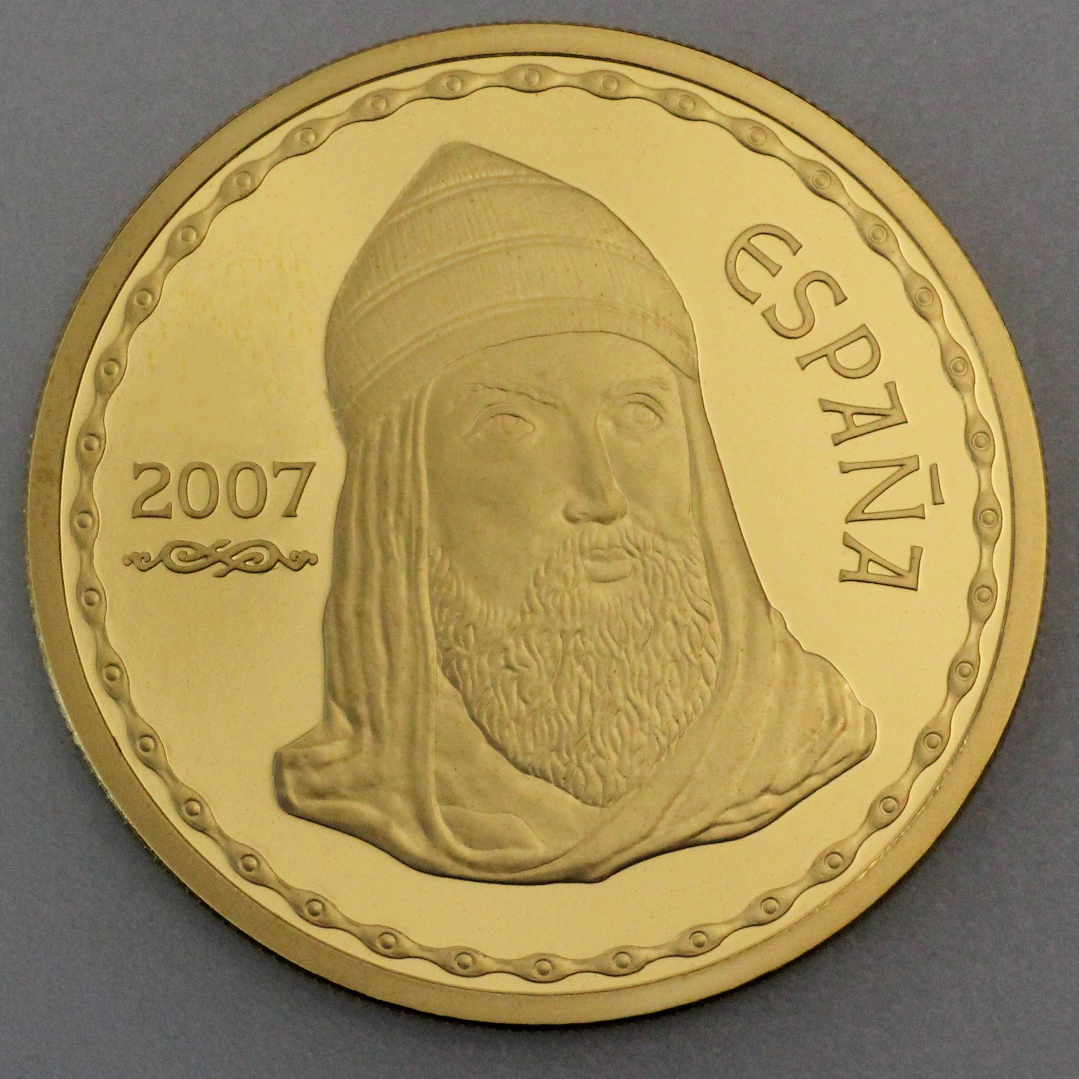 Goldmünze 200 Euro Heldenepos 2007 (Spanien)