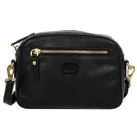 BRIC'S Volterra Umhängetasche Leder 21 cm schwarz