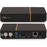 AX Multibox Twin SE 4K UHD Linux E2 Sat-Receiver (2x DVB-S2, WiFi, LAN, HDR10, HDMI)