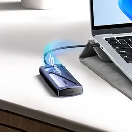 UGREEN M.2 NVMe SSD Enclosure - Schwarz/Grau
