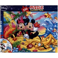 Lisciani Puzzle Df Plus 250 Mickey Mouse - On The Beach (Puzzle)