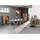 Landscape Vitrine BARNEY 100 x 190 x 45 cm Schwarz