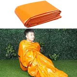 Kavolet Rettungsdecke, Notfallschlafsack, Überlebensdecke, Campingzelt Thermische wasserdichte Outdoor-Notfallausrüstung, Erste Hilfe Abmessung 200 * 92 cm