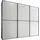 STAUD Schwebetürenschrank Sinfonie Plus 280 x 222 x 68 cm Weiß