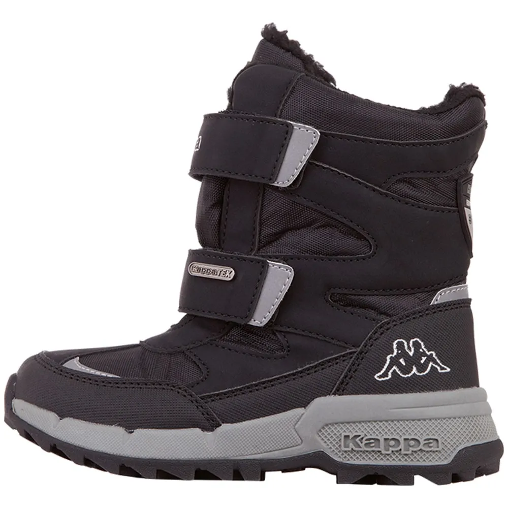 Outdoorwinterstiefel KAPPA Gr. 34, schwarz (black-silver) Schuhe - aus der Kappa Expedition Serie