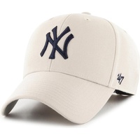 '47 47 Brand, Cap, Relaxed Fit MLB New York Yankees Bone, Beige, (One Size)