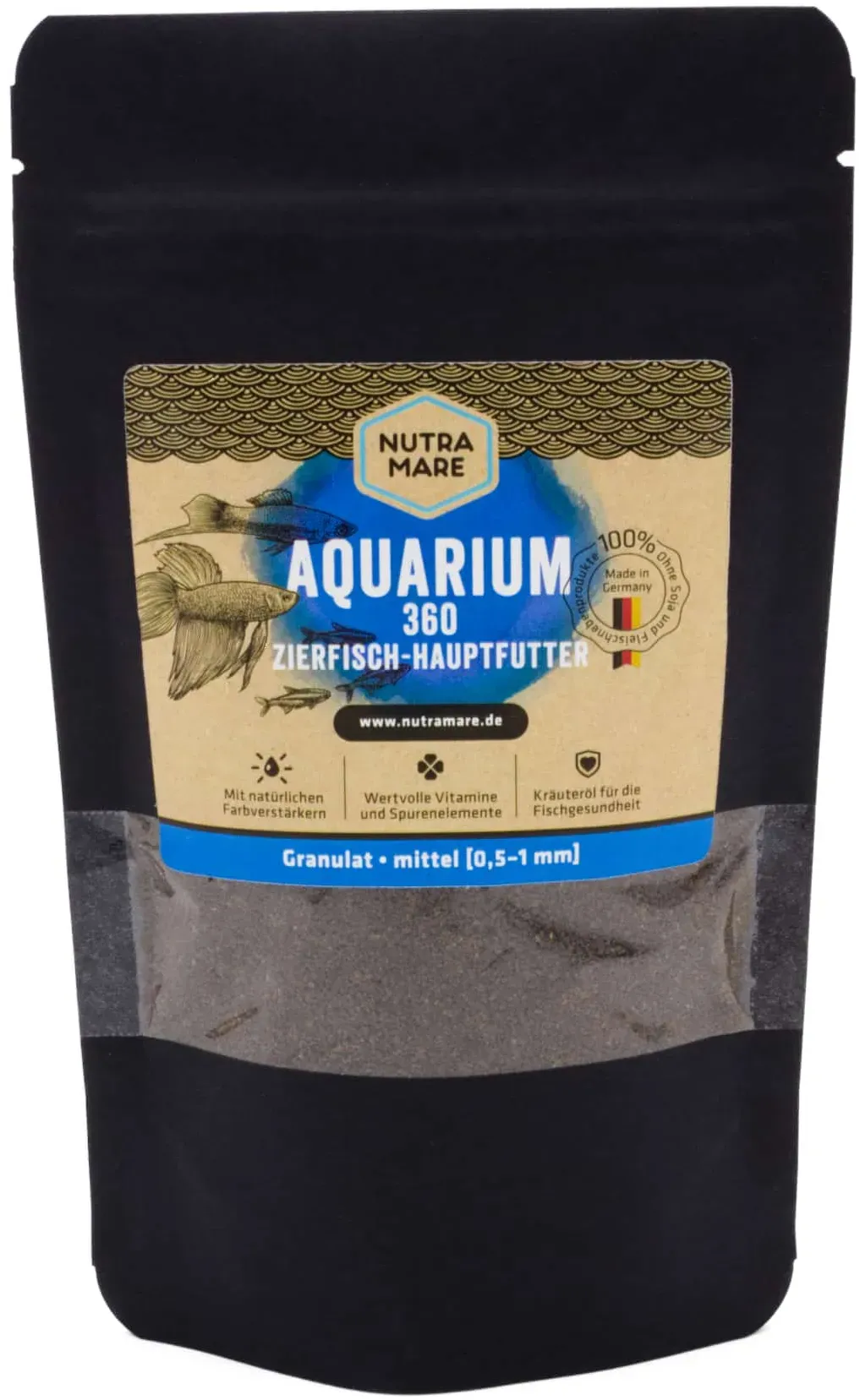 Nutramare Fischfutter Aquarium360 Zierfisch-Hauptfutter