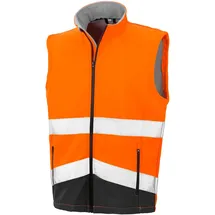 Result High-Viz Softshell Jacke, yellow, S