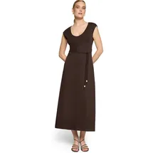 Zero Maxikleid Damen mit Gürtel Braun 36
