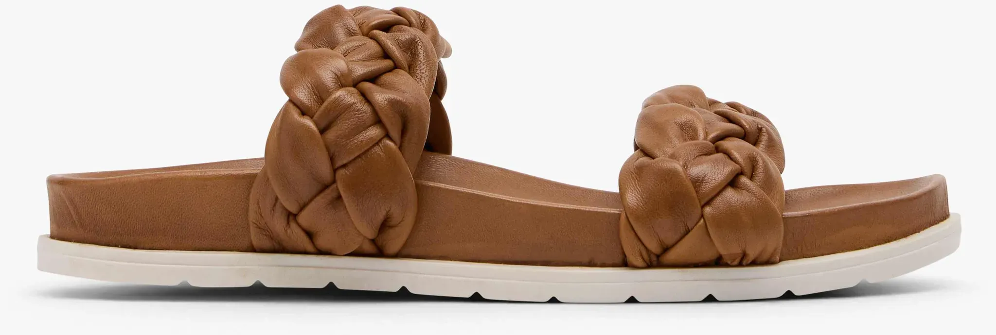 CAFE MODA  Flache Pantolette Braun, Damen, Größe: 38, Material: Leder/Synthetik - CAFE MODA  Flache Pantolette Braun, Damen, Größe: 38, Material: Leder/Synthetik - woman - Braun