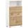 Schildmeyer Palermo Highboard 60 x 110,5 x 32,6 cm Weiß/Eiche
