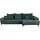 GUTMANN FACTORY Eckcouch Polyester 3-Sitzer Grün