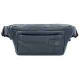 Piquadro Urban Gürteltasche Leder 32 cm midnight blue