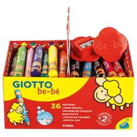 Giotto be-bè Buntstift Schoolpack 36 St. mehrfarbig