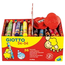 Giotto be-bè Buntstift Schoolpack 36 St. mehrfarbig