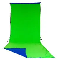 Manfrotto Chromakey Textilhintergrund Grün/Blau 300x700cm
