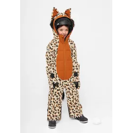 WeeDO Schneeanzug CHEetAHDO 25 in leo print, | Kid's / schwarz 92