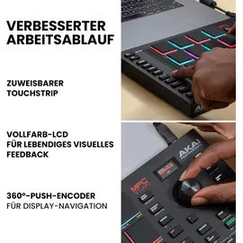 Akai Professional MPC Studio Controller MIDI Controller, Schwarz