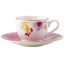 Villeroy & Boch Mariefleur Basic Espressotasse mit Untertasse bunt