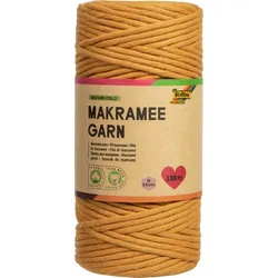 folia Makramee Garn gelb