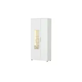 Möbel Kraft Vitrine Vitreo Neo 90 x 40 x 197 cm Weiß