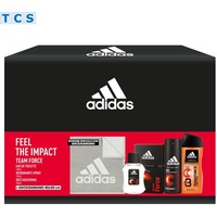 ADIDAS Feel the Impact Geschenkset, EdT 50ml + Deo 150ml + 3in1 Duschgel 250ml