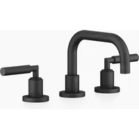 Dornbracht TARA Waschtisch-Dreilochbatterie Schwarz Matt