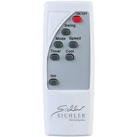 Sichler Haushaltsgeräte Ventilator 3in1-Luftkühler Luftbefeuchter Ionisator, 12/230 V, 5 l, 20 W - Weiß