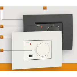 Vemer KEO-B Unterputzthermostat Drehknopf batteriebetrieben