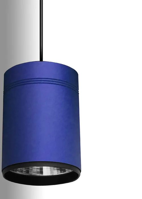 Müller-Licht blaue LED Pendelleuchte Vari blau 17W 827 40° DIM