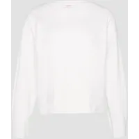 S.Oliver Sweatshirt mit Faltendetail am Ärmel Ecru 38