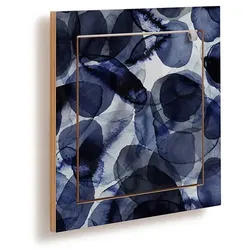 Ambivalenz Fläpps 40x40-1 Regal Bubbles Indigo by Pattern Studio