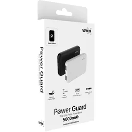 Verico USB Powerbank Power Matrix, 5.000 mAh, schwarz - Schwarz