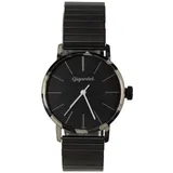 Gigandet Armbanduhr Damen Quarz Edelstahl Zugband Schwarz G43-041 - Schwarz