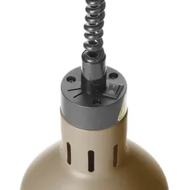 HENDI Verstellbare zylindrische Wärmelampe, HENDI, Beige, 230V/250W, ⌀175x(H)250mm