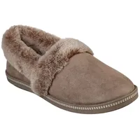 SKECHERS Damen Cozy Campfire Team Toasty Flache Hausschuhe, Beige