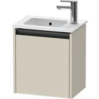 Duravit Ketho.2 Wastafelonderkast 41x29,2x44 cm Supermat Taupe