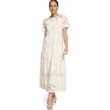 Zero Maxikleid Spitze Beige 36