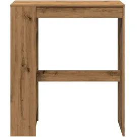vidaXL Bartisch mit Regal Artisan-Eiche 90x40x103,5 cm Holzwerkstoff