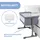 Chicco Next2Me Essential Grau 70,5 x 65 cm