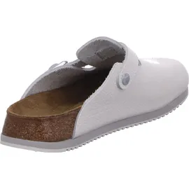 Birkenstock Boston Super Grip Naturleder weiß 46